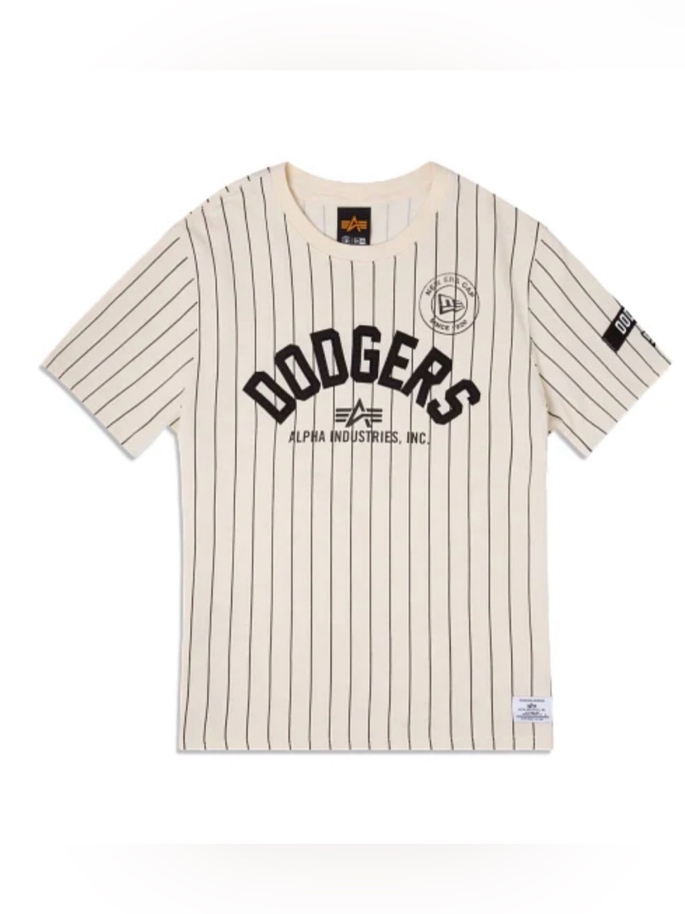 Alpha Industries x New Era Los Angeles Dodgers T-shirt Size XL Flawed